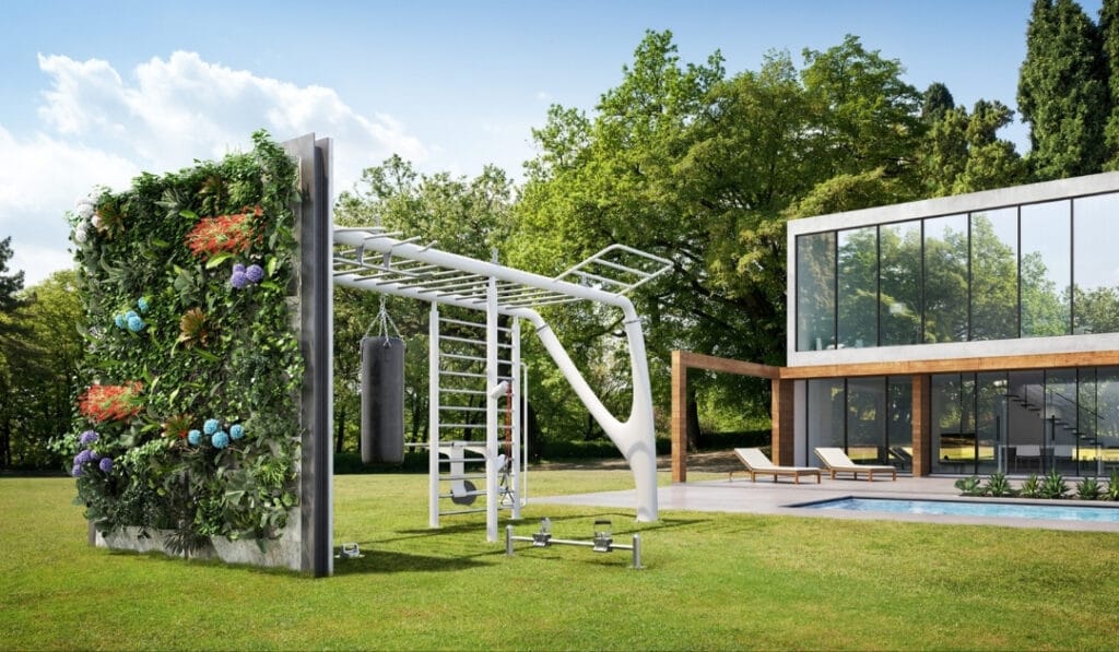 Outdoor fitness spaces with Forbes Magazine and Fitness Design Group 