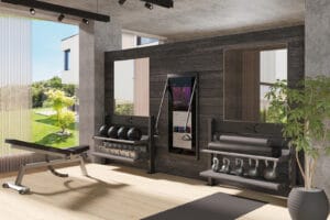 Dallas Home Gym storage and tonal functional training
